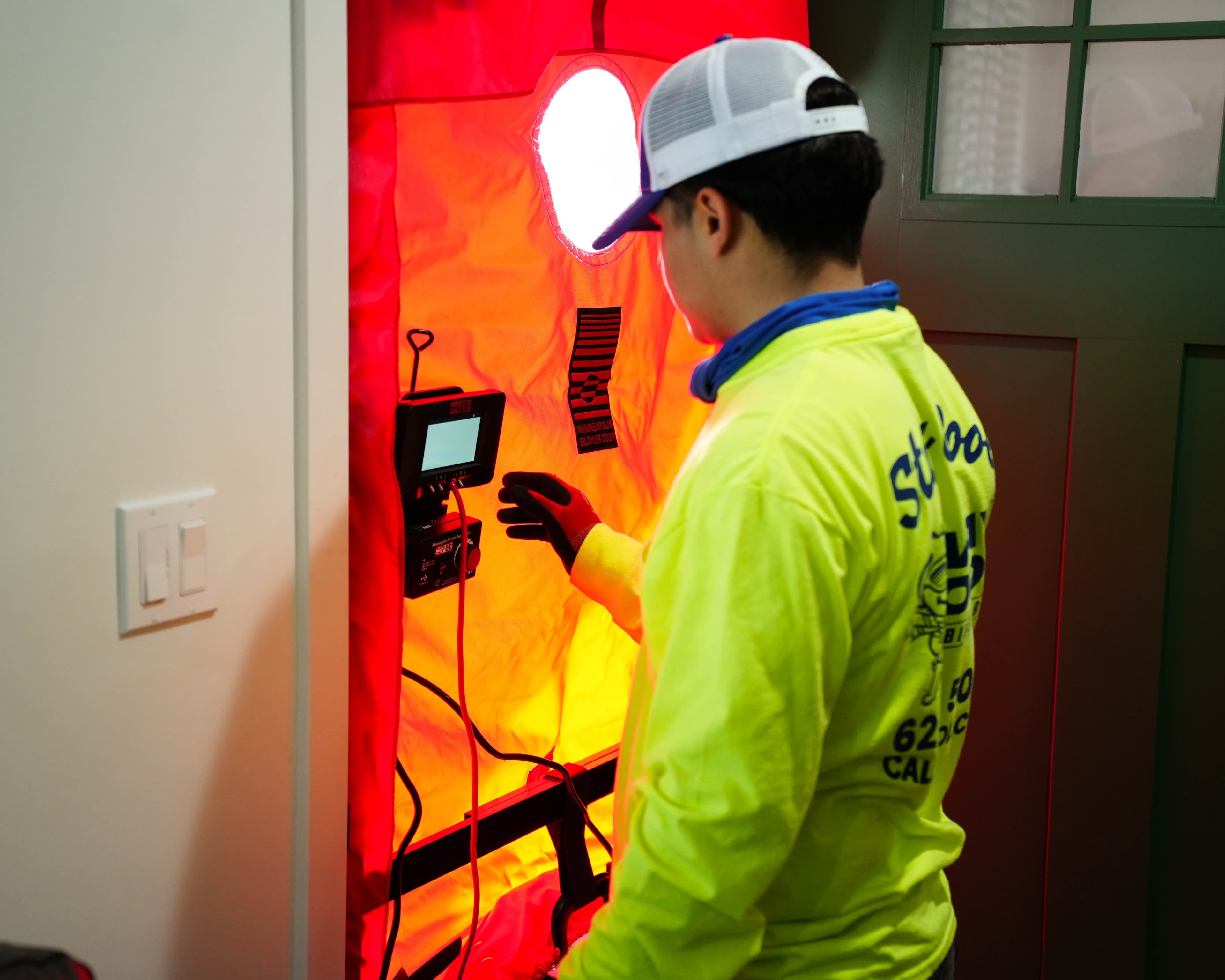 Duct pressurization equipment for leakage testing