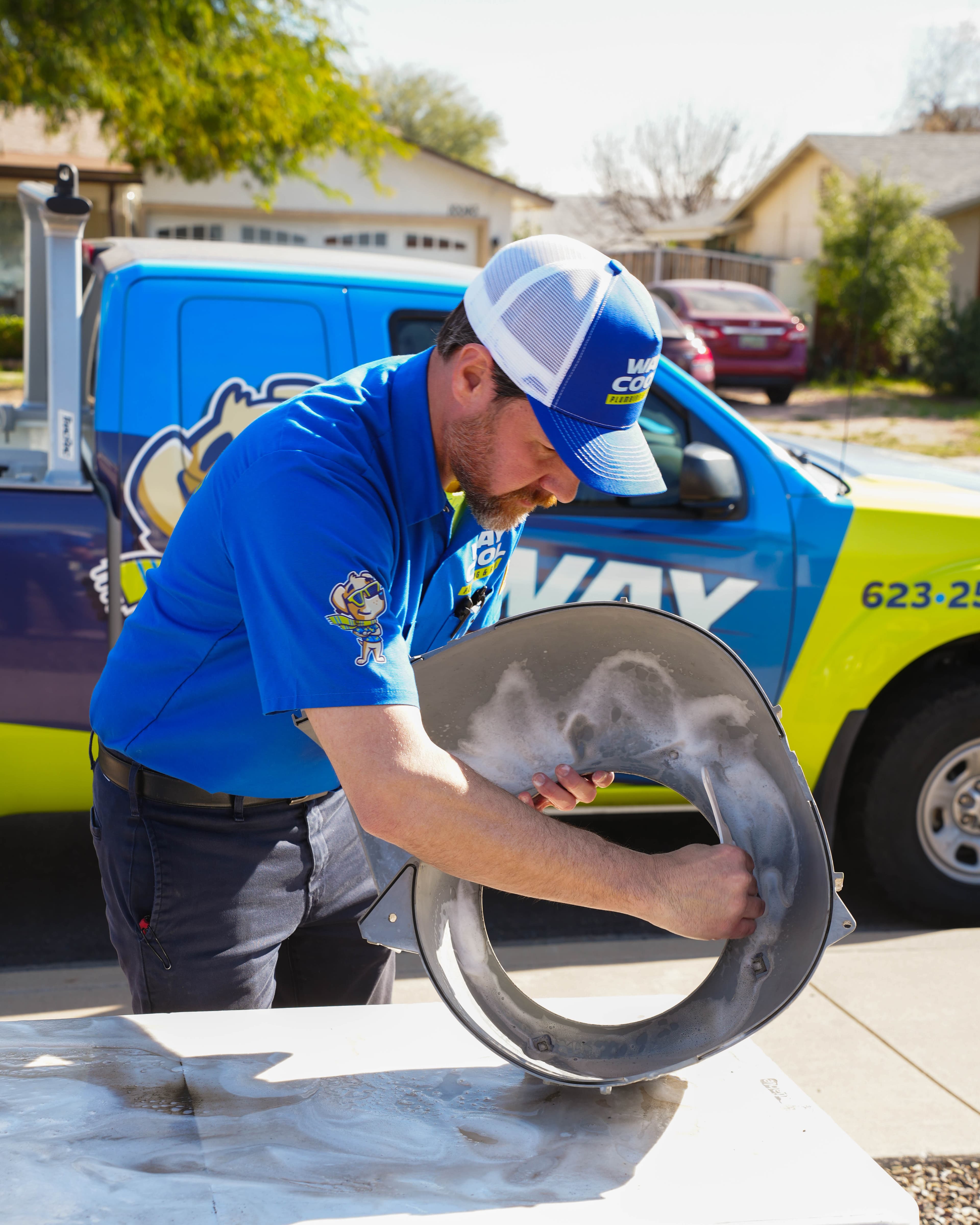 Blower wheel and airflow check