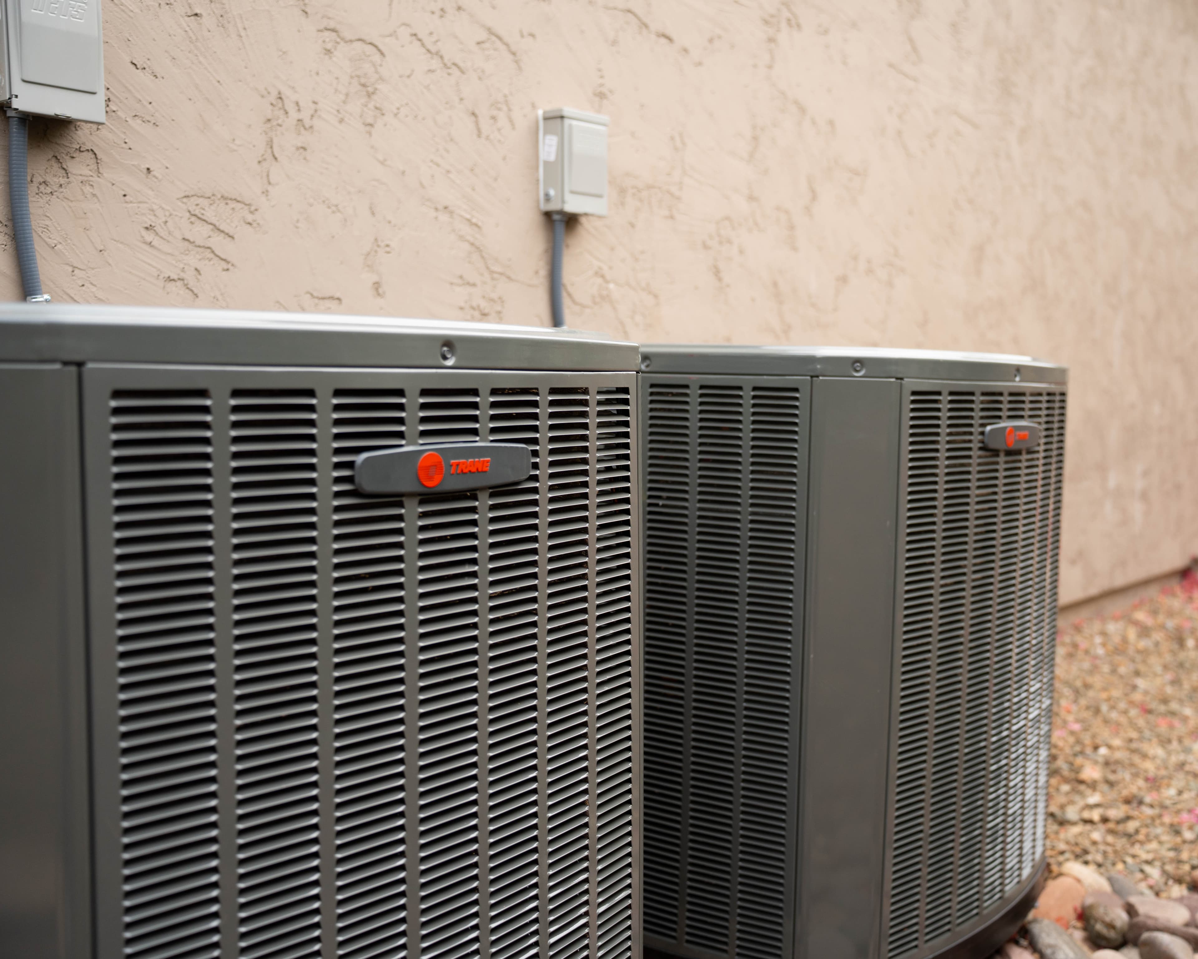 Two condensers installed in a single Way Cool day